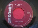 LITTLE WALTER   MY BABE / BLUE MIDNIGHT   CHECKER 955   RARE 1950'S R&B BLUES 45