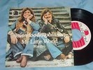 EUROVISION 1976 WATERLOO & ROBINSON - MY LITTLE WORLD ,PORTUGAL 7'' 45