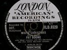 PAT BOONE  White Christmas / Jingle Bells; 2 X-MAS Super-Hits auf 78rpm 7958