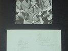 FRANKIE LYMON/JIMMY MERCHANT Signed RARE + MIKE SARNE Signed Genuine Autographs