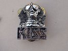 KISS pin Badge rock metal band Gene Simmons Paul Stanley