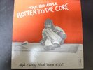 THE BIG APPLE ROTTEN TO THE CORE Various Artists HARDCORE PUNK NM LP INSERT
