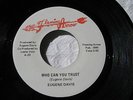 EUGENE DAVIS WHO CAN YOU TRUST/RUBY  FLAMING ARROW 23 NOS, (Mint)