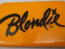 Blondie Large Vintage Official US Rectangular Badge Pin Button Punk New Wave