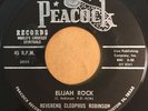 * CLEOPHUS ROBINSON Elijah Rock RARE POPCORN GOSPEL SOUL R&B Peacock 45 HEAR
