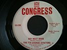 Rare 1965 Northern Soul CONGRESS CG 255 DJ 45 7TH AVENUE AVIATORS Boy Next Door