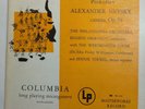 ANDY WARHOL LP Cover Art Prokofiev Alexander Nevsky Columbia ML 4247 Orig 1949