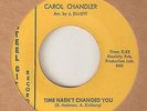 CAROL CHANDLER Time Hasnt Changed You STEEL CITY  NORTHERN SOUL 45