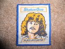 STATUS QUO ALAN LANCASTER PATCH ORIGINAL VINTAGE ROCK WOVEN PATCH NOT BADGE PIN