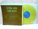 LP COLOURED YELLOW VINYL ELTON JOHN VERY ALIVE EJ
