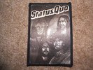 STATUS QUO TOUR PATCH ORIGINAL VINTAGE ROCK WOVEN PATCH NOT BADGE PIN