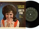 Hear- Rare Country Jukebox EP 33- Title Strip- Loretta Lynn - I Like 'Em Country