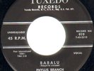 45rpm - PHYLLIS BRANCH - BABALU / CALYPSO FEVER - TEXEDO 919 - EX..........(12A)