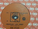 MEGA  BOB DYLAN - Positively 4th Street 7' New Zealand Single FREE POST