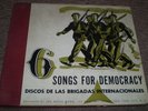 78rpm - 6 Songs For Democracy - ERNEST BUSCH - Brigadas Internacionales