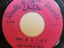 DAN FALCON one-m & 7-d's / saturday night 45 on DOUBLE RR – mod new breed – HEAR