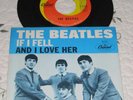 The Beatles-If I Fell/And I Love Her-Vinyl 45 w/Picture Sleeve