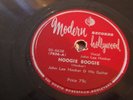 BLUES - JOHN LEE HOOKER - MODERN 78 RPM-  HOOGIE BOOGIE / HOBO BLUES - LISTEN