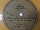 Bell Laboratories - Experimental Transcription Test Pressing - Horlick Orchestra
