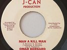 OMAR BERNARD - MAN A KILL MAN - J-CAN ( RARE KILLER ROOTS 7 )