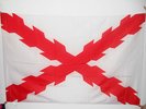 DRAPEAU DUCHÉ DE BOURGOGNE 150x90cm - DRAPEAU CROIX BOURGUIGNONNE 90 x 150 cm Fo