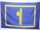 DRAPEAU ITALIE MUSSOLINI 150x90cm - DRAPEAU FASCISTE DU DUCE ITALIEN 90 x 150 cm