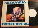 NIRVANA Entertain Us LP rare original Newcastle '91 blank label fan club no TMOQ