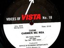 VOICES OF VISTA No18.CARMEN MC REA.PAUL REVERE AND THE RAIDERS.CONNIE FRANCIS.LP