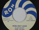 R&B 45 - Bobby Mitchell - Mama Don't Allow - Ron - VG++ mp3