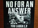 NO FOR AN ANSWER -YOU LAUGH -7