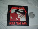 METALLICA Kill 'Em All '83 LP cultic ORIG US MEGAFORCE SILVER 1st press