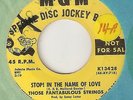 THOSE FANTABULOUS STRINGS Stop In The Name Of Love MGM PROMO  NORTHERN SOUL 45
