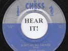 Muddy Waters BLUES 45 (Chess 1630) Don't Go No Farther/ Diamonds At Your Feet