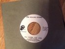 45 WHITE LABEL PROMO THE ROLLING STONES HAPPY/ALL DOWN THE LINE RS-19104 NM