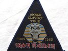 IRON MAIDEN |  Original World Slayery Tour Patch 1985 with Glitter   Metal Kutte