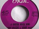 LARRY WILLIAMS & JOHNNY WATSON   A QUITTER NEVER WINS ** US OKEH 45