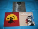 MISS SAIGON - LES MISERABLES - EVITA All Original London Cast Recordings EX+