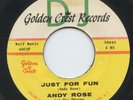 HEAR - Rare Doo Wop / Teen 45 - Andy Rose & Thorns - Just For Fun - Golden Crest