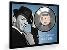 Frank Sinatra That's Life Framed Silver Disc Record Vinyl (C1)