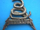 Metallica black album pin badge dont tread on me