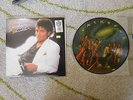 Michael Jackson Thriller  AND  Jacksons Picture Disc Vinyl LP records