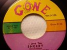 45 rpm doowop  I Love You Sherry by The Enchantments