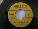 THE CO-EDS DOO WOP SOUL 45 ON OLD TOWN 1027 LOVE YOU BABY ALL THE TIME