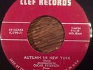 BILLIE HOLIDAY Autumn In New York 45, RARE Cleff Jazz