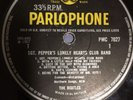 The Beatles - Sgt Pepper's Lonely Hearts Club Band - Original Mono Vinyl LP VG
