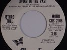 JETHRO TULL: Living in the Past CHRYSALIS ’72 Mono Stereo DJ PROMO Prog 45 NM-