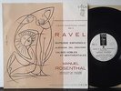 RAVEL RAPSODIE ALBORADA VALSES ROSENTHAL OPERA ORCHESTRA FRENCH MONO LP VEGA