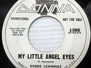 ROBBIE LAWRENCE w/group doowop promo 45 SLOW BIRD / MY LITTLE ANGEL EYES  cc1429