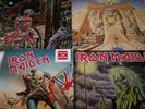 iron maiden 3 X VINYL ALBUMS PLUS GUITAR TAB BOOK