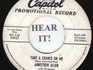 Annisteen Allen R&B POPCORN MAMBO 45 (Capitol 2937 PROMO) Take A Chance On Me